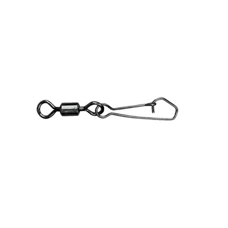 Mustad Rolling Swivel Round Eye With Hook Snap