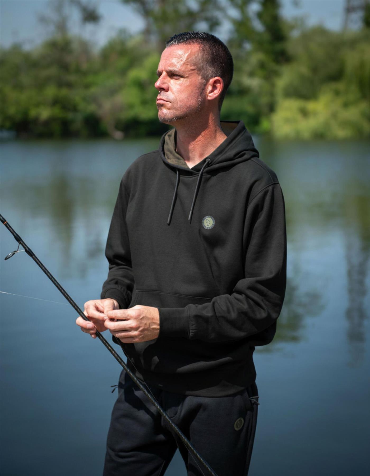 Fox Collection Pullover Hoody Black