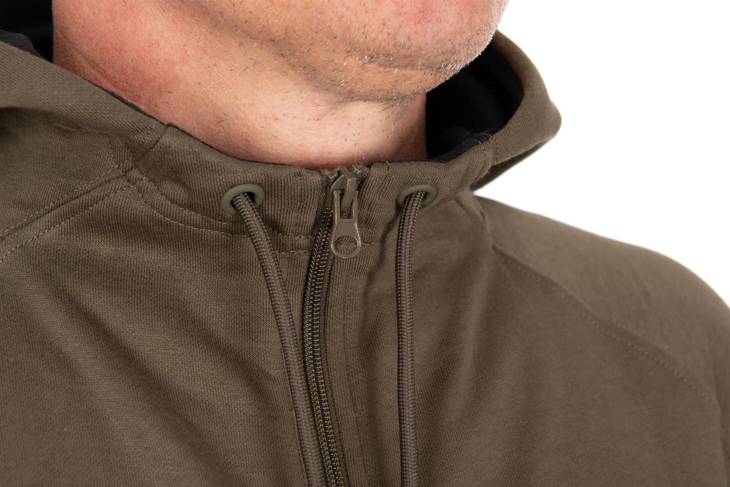 Fox Collection Zipped Hoody Green