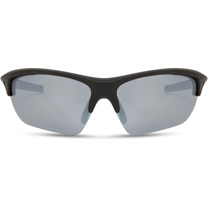 Madison Eyewear Mission Matt Black Sunglasses 3 Polarised Lens - Silver Bronze Yellow