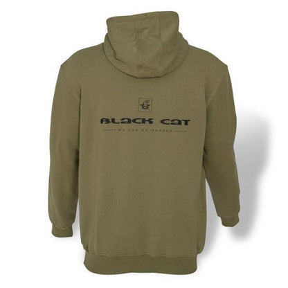 Black Cat Hoodie Khaki
