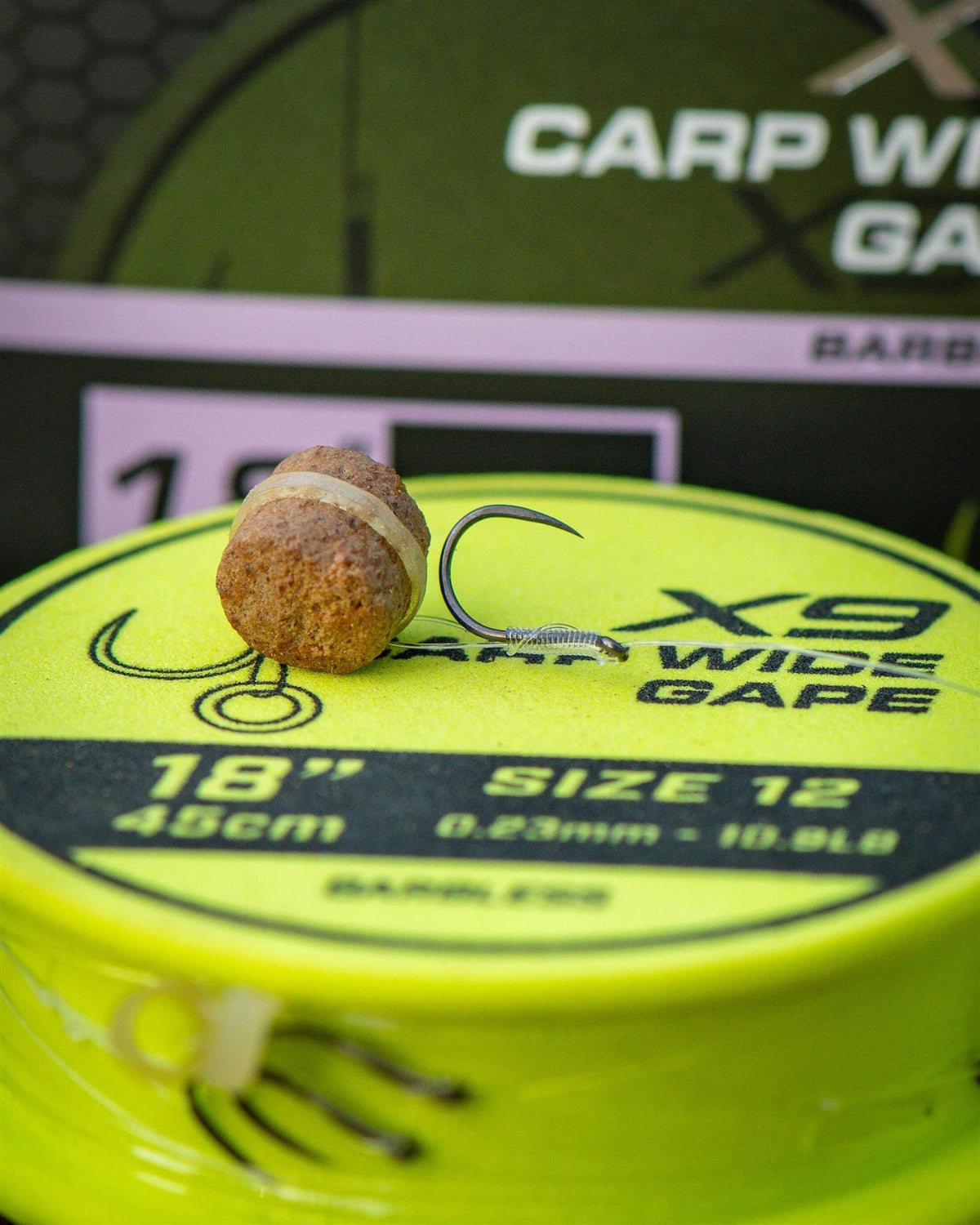Matrix X9 Carp Wide Gape Band Rigs 45cm