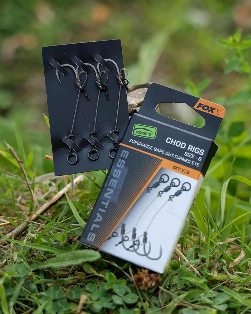 Fox Edges Essentials Chod Rig SuperWide Gape Out-Turned Eye