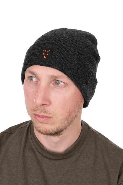 Fox Collection Beanie Black/Orange