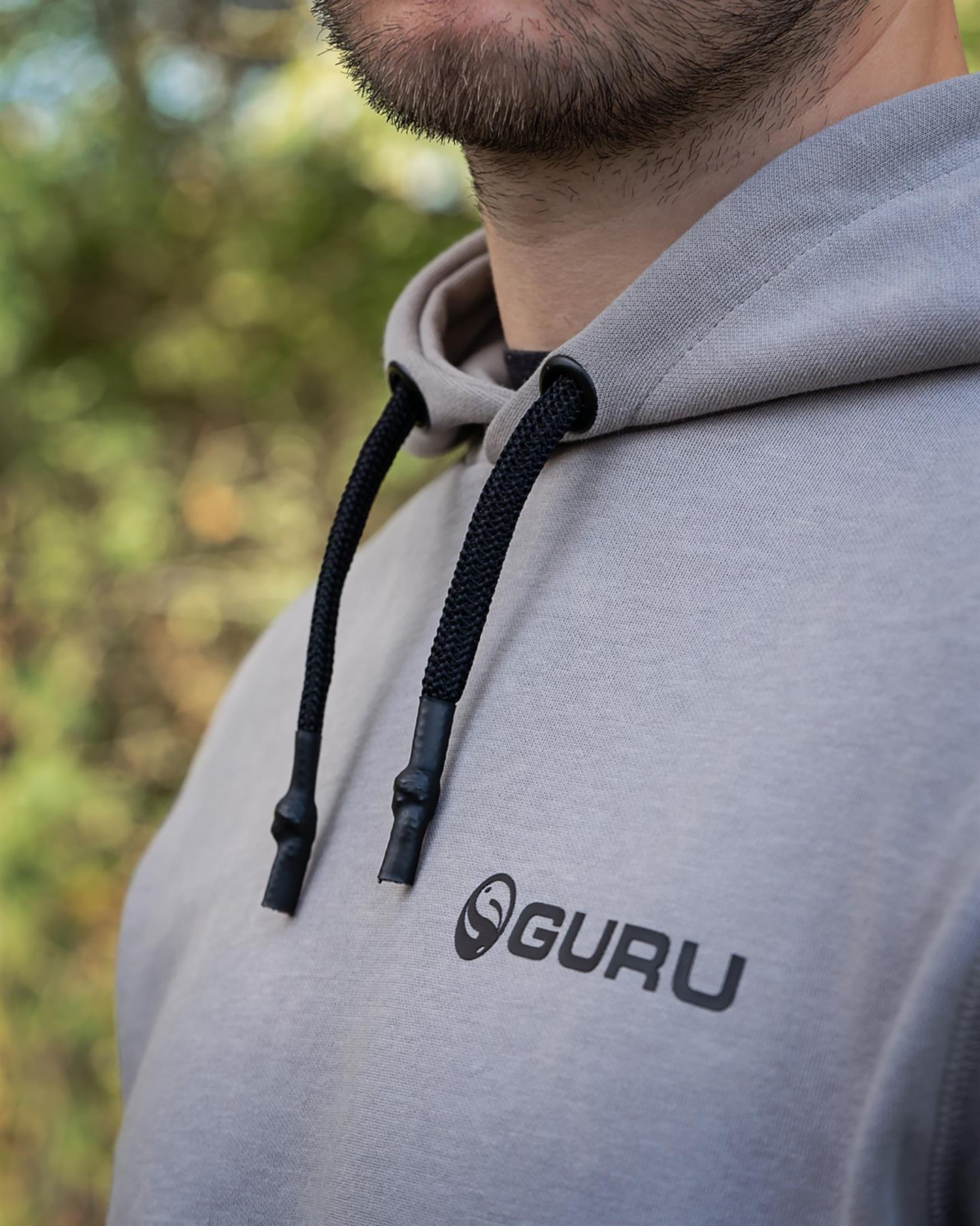 Guru Lightweight Hoodie Black or Grey