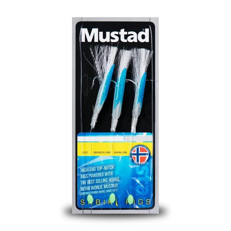 Mustad Daylight Fluo Blue/Silver