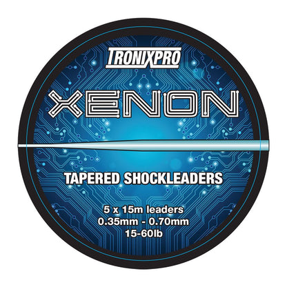 TronixPro Xenon Tapered Leaders 5x15m