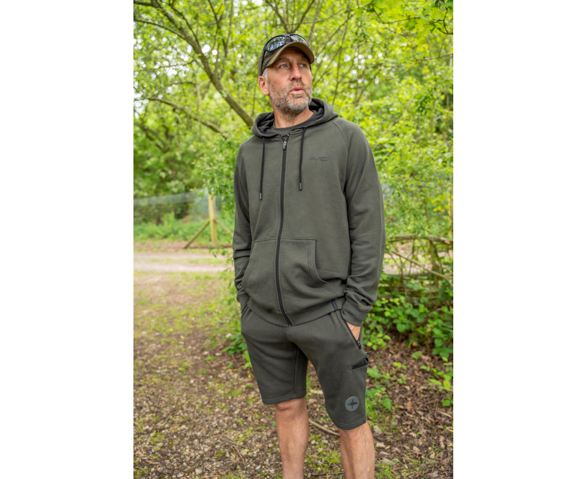 Avid Bearing Zip Hoodie Green