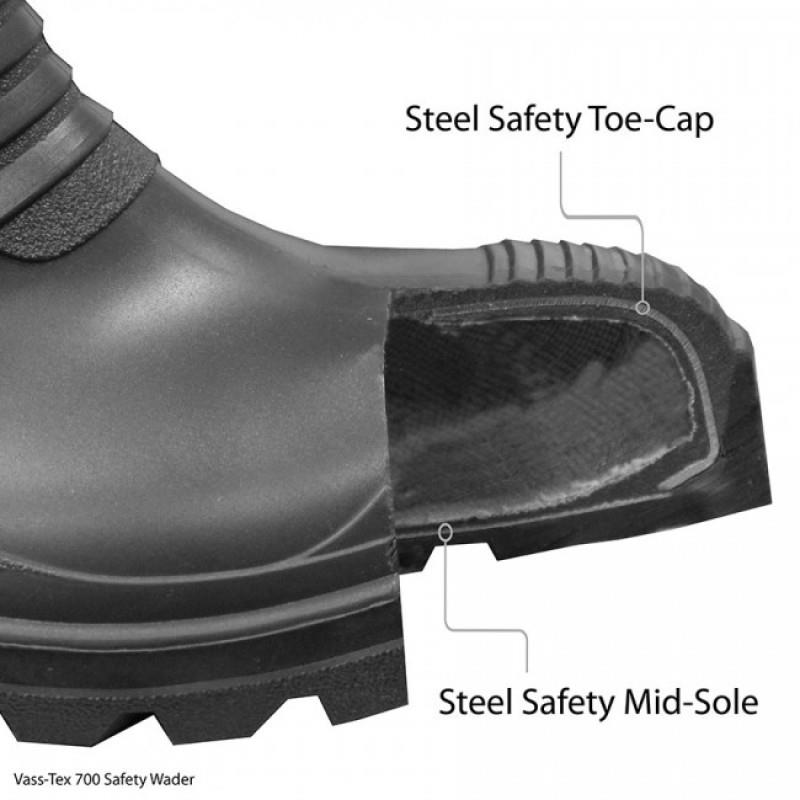 Vass-Tex 700 S5 Reinforced Safety Thigh Wader