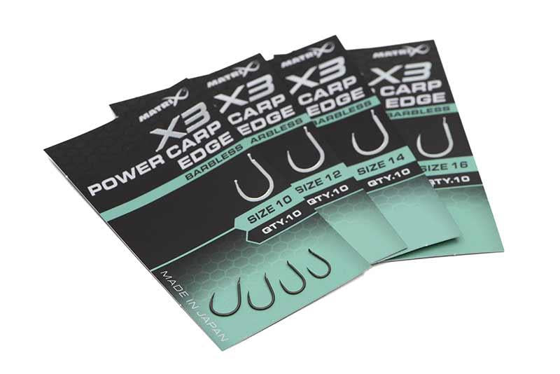 Matrix X3 Power Carp Edge Hook - Spade Barbless