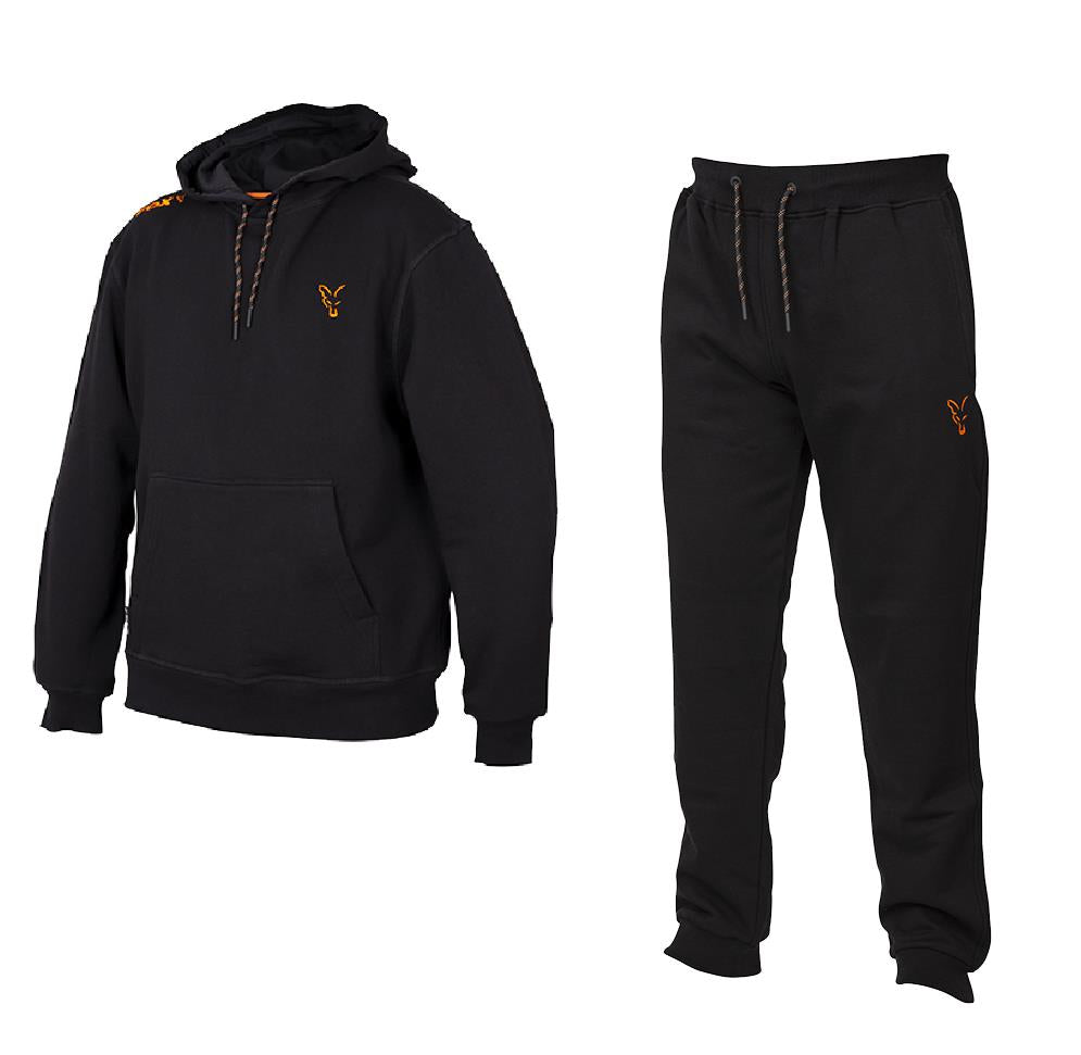 Fox Collection Black Orange Hoody & Joggers