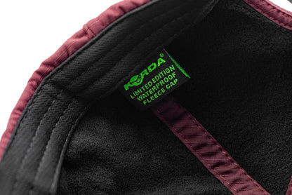 Korda LE Fleece Waterproof Cap Burgundy