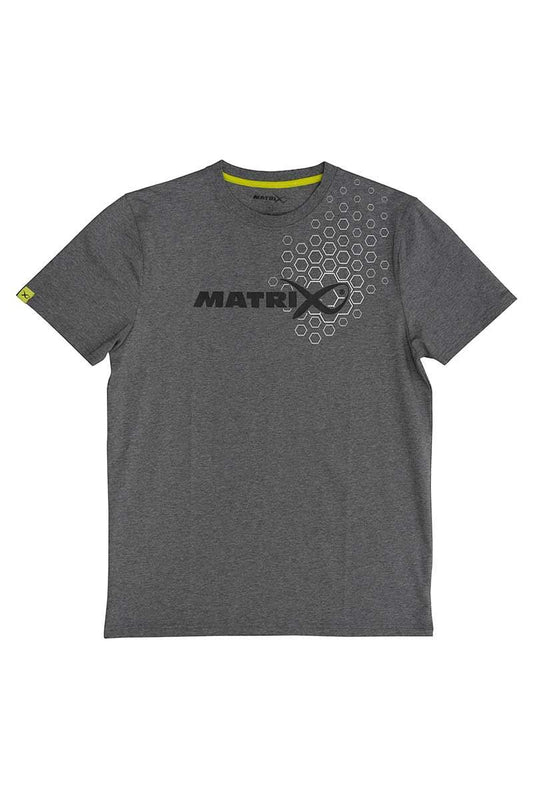 Matrix Hex Print T-Shirt Grey