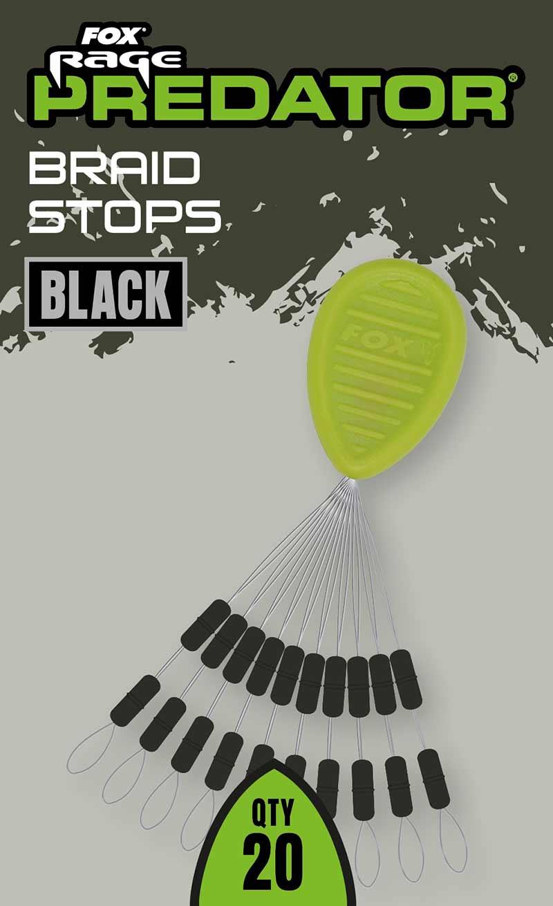 Fox Rage Predator Braid Stops Black