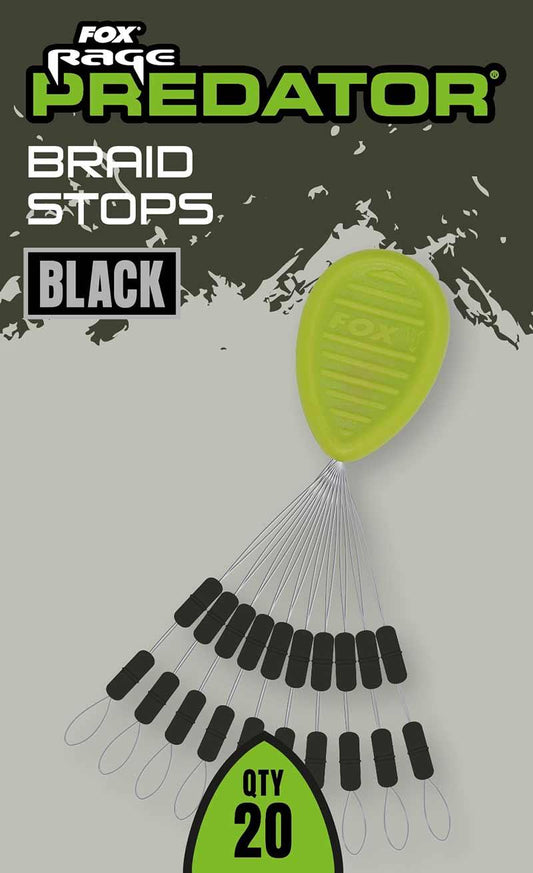 Fox Rage Predator Braid Stops Black