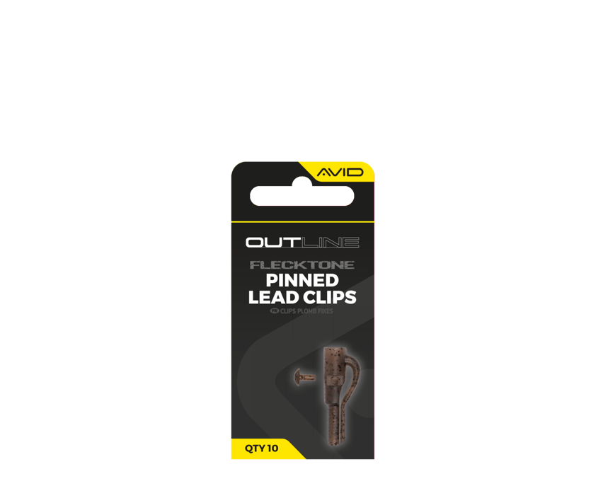 Avid Outline FleckTone Pinned Lead Clips