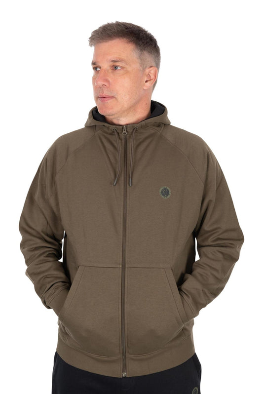 Fox Collection Zipped Hoody Green
