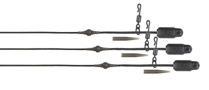 Fox Edges Heli-Clip Rigs 50lb Leadcore 3pcs