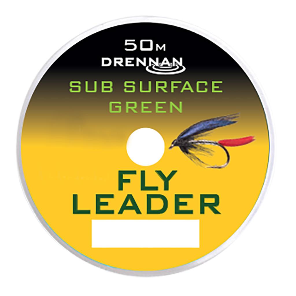 Drennan Sub Surface Green Fly Leader 50m