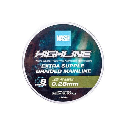 Nash Highline Extra Supple Braid Green