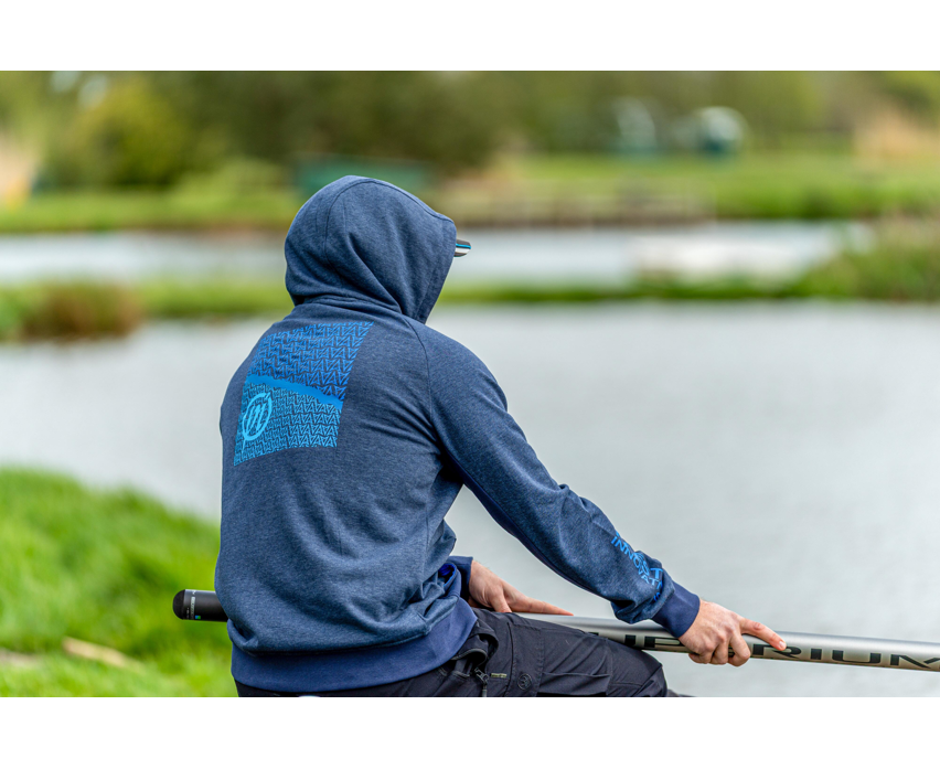 Preston Navy Tide Zip Hoodie