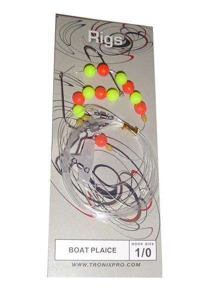 TronixPro Plaice Rig Red-Yellow 1/0
