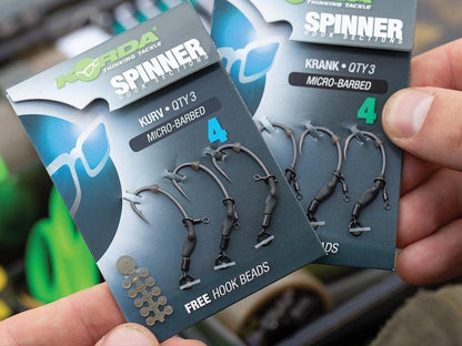 Korda Spinner Hook Sections Kurv 4 Barbed