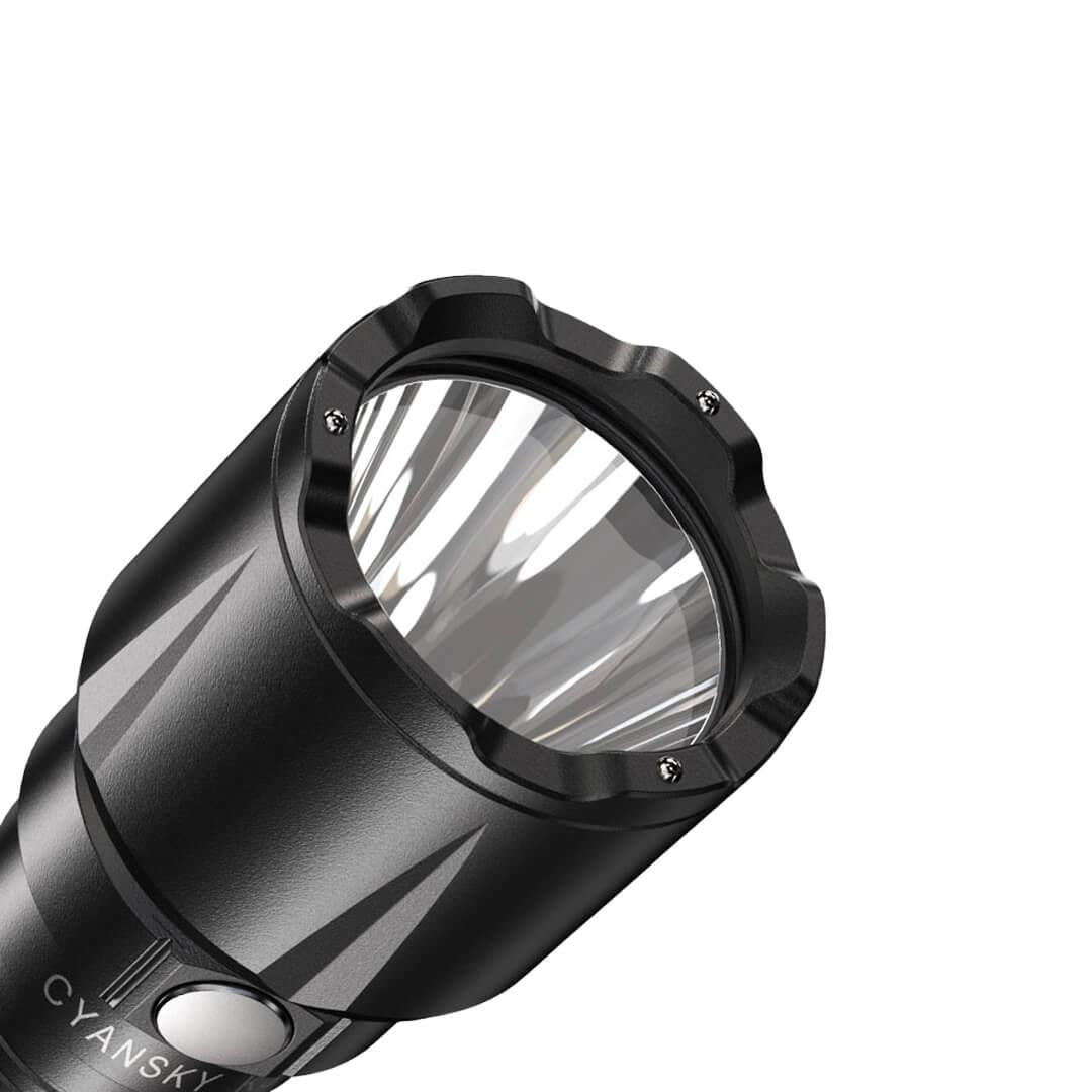 Cyansky Super Long Range Tactical Flashlight 1600 Lumens 600m