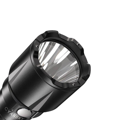 Cyansky Super Long Range Tactical Flashlight 1600 Lumens 600m