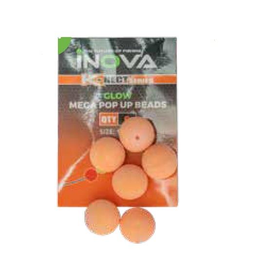 Inova Pop Up Floating Beads Red Glow 18mm