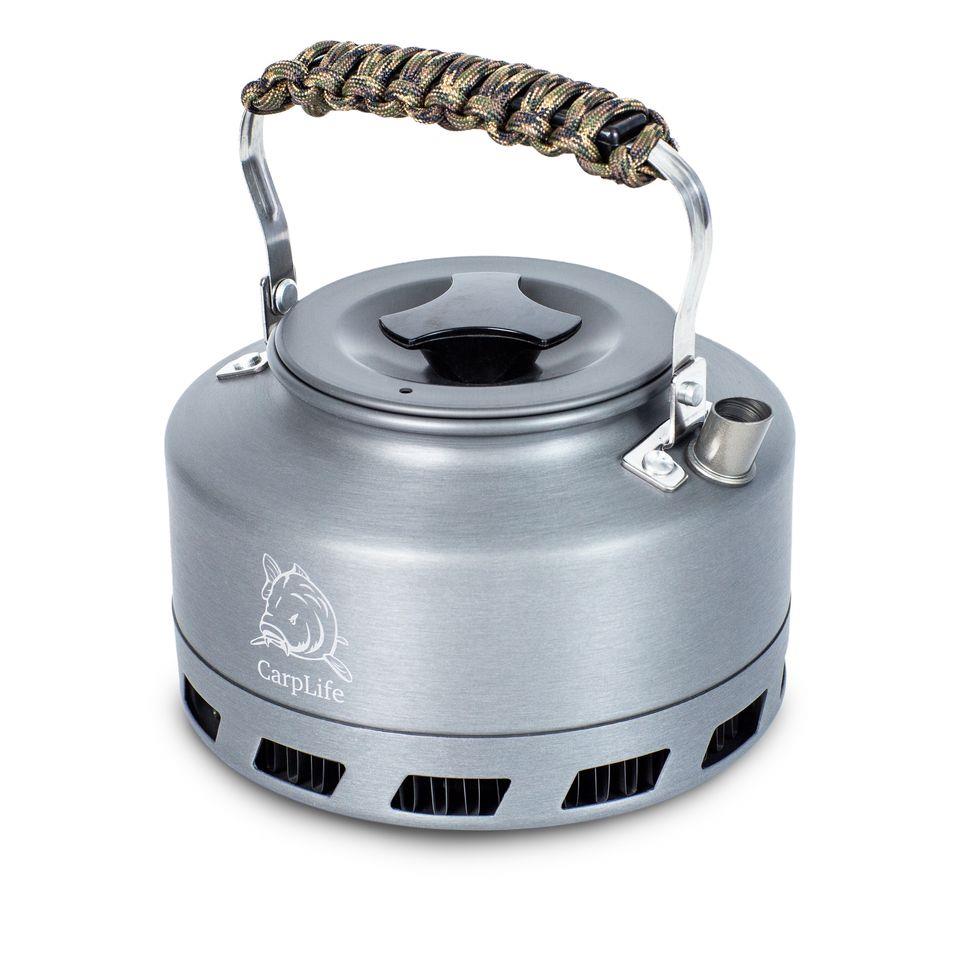 CarpLife Rapid Boil Kettle 1.1L - Camo Paracord
