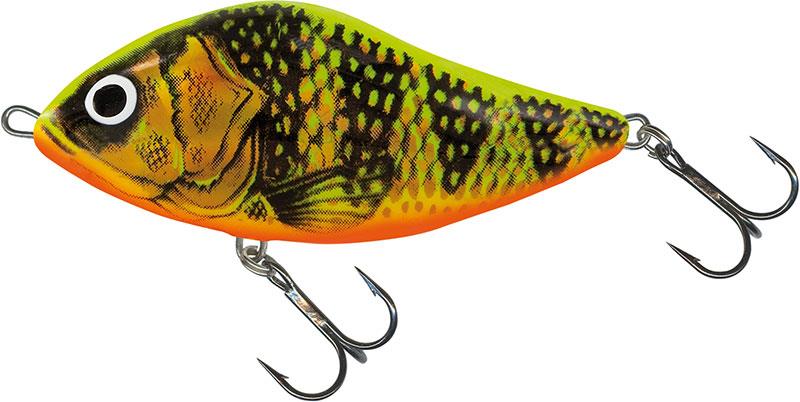 Salmo Slider Sinking Gold Fluro Perch 12cm