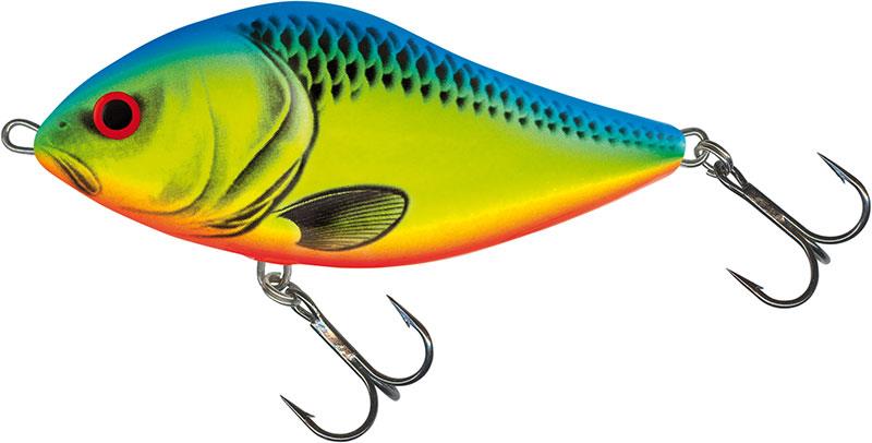 Salmo Slider Sinking Chartreuse Blue 12cm