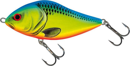 Salmo Slider Sinking Chartreuse Blue 12cm