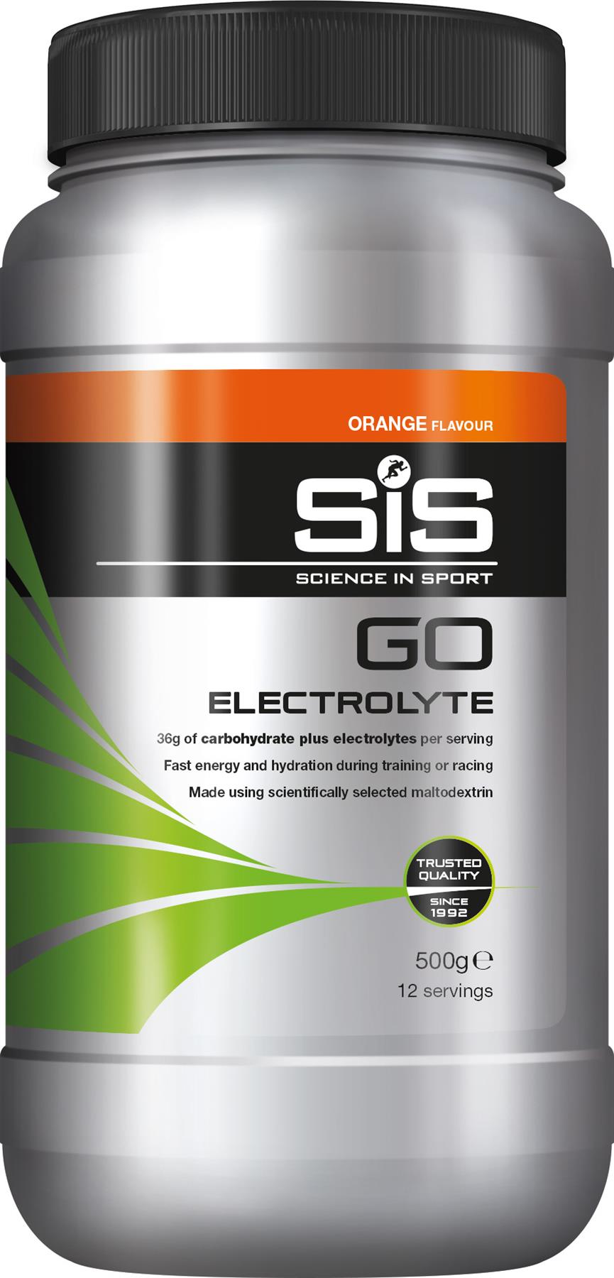 Science In Sport GO Electrolyte Drink Powder Orange 500 g Tub
