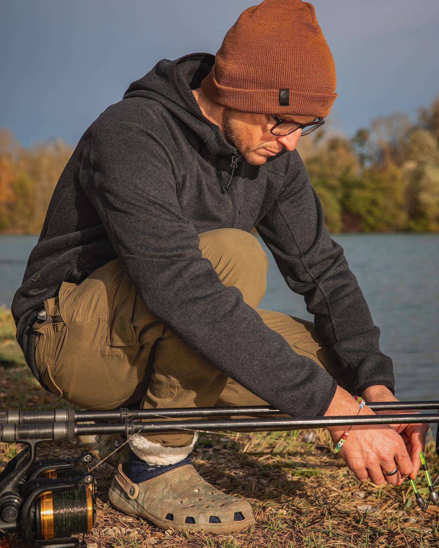 Korda Polar Fleece Jacket Charcoal