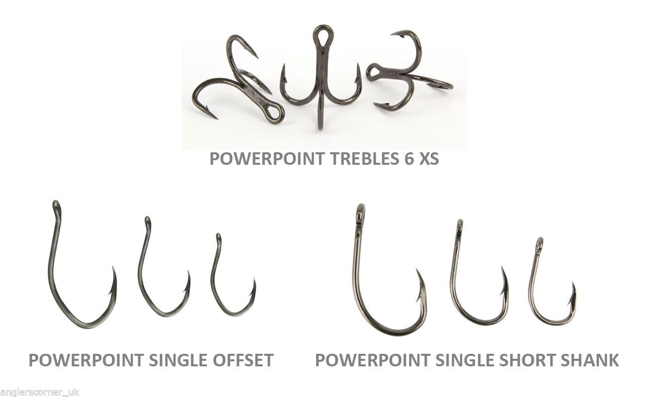 Fox Rage Cat Powerpoint Short Shank Hooks – Great Fishing Tackle