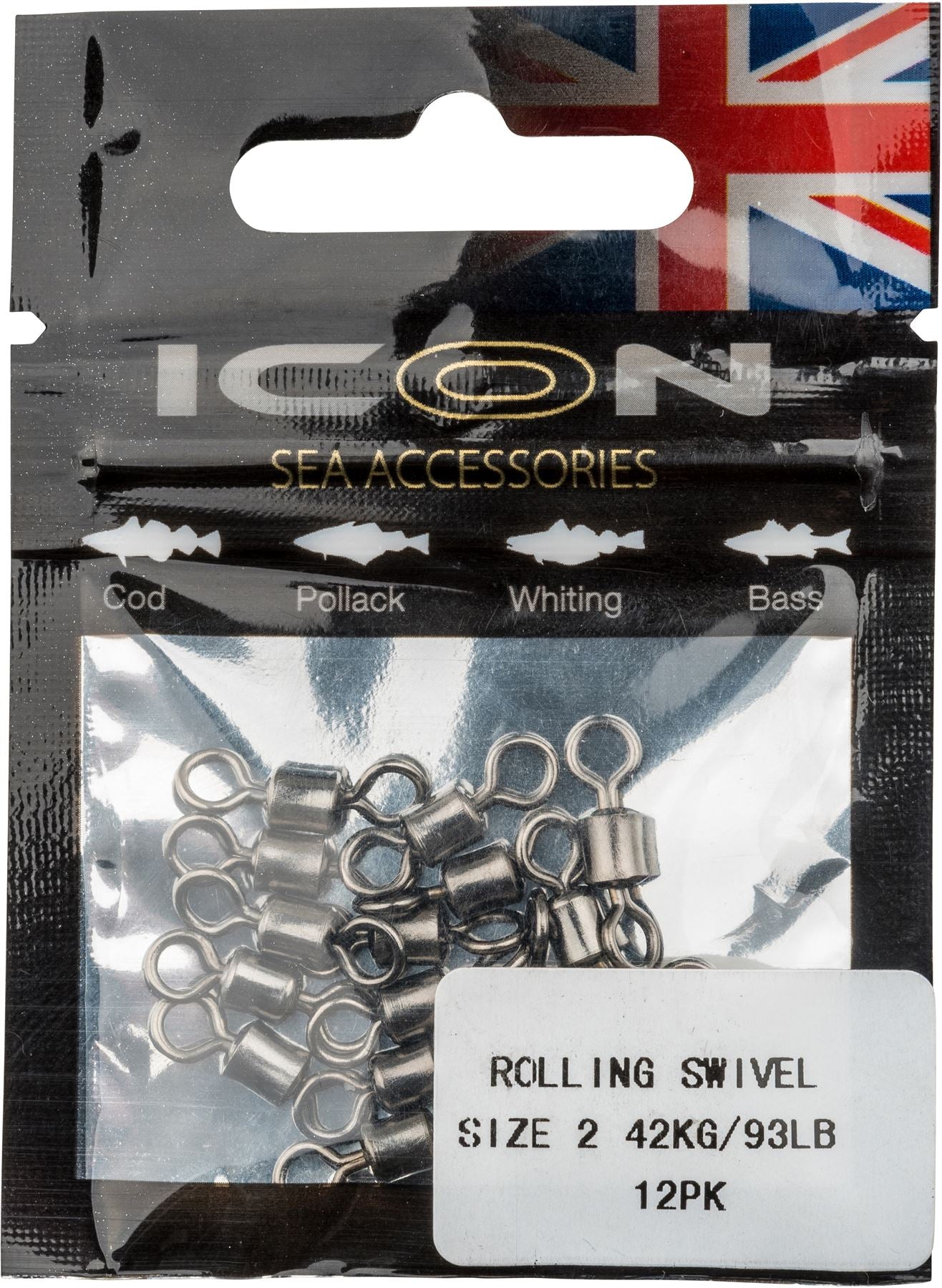 Leeda ICON Rolling Swivel Size 2