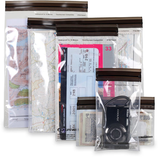 Lifeventure DriStore Waterproof LocTop bags - For Valuables