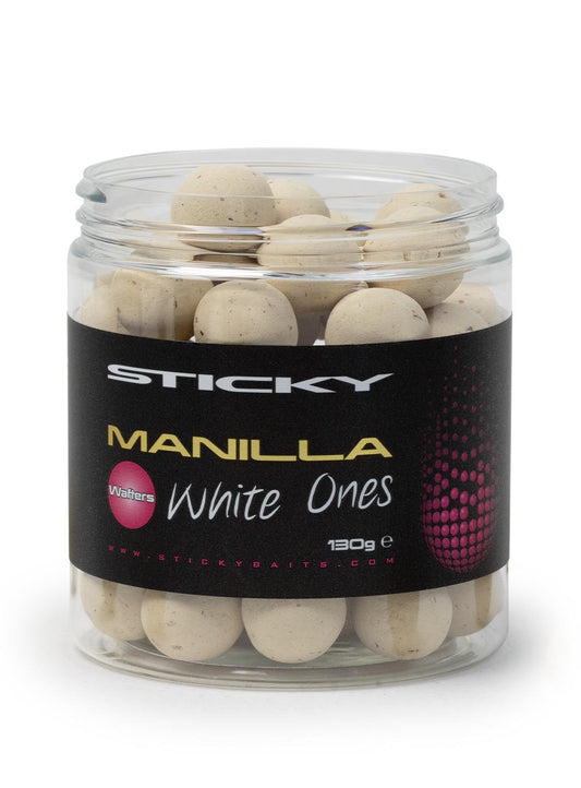 Sticky Baits Manilla White Ones Wafters 16mm