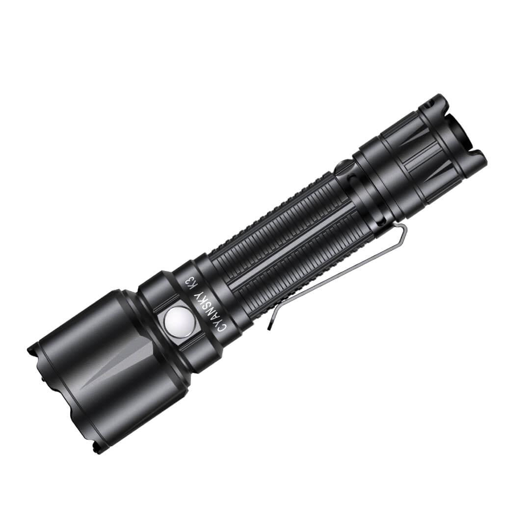 Cyansky Super Long Range Tactical Flashlight 1600 Lumens 600m