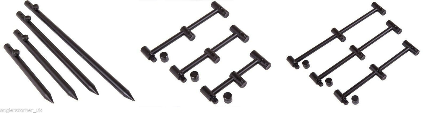 Wychwood Slims Buzz Bars & Bank Sticks / 2 or 3 Rod / Metalware / Carp / Leeda