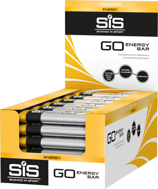 Science In Sport Mini GO Energy Bar Banana Fudge 40 g Bar Box of 30