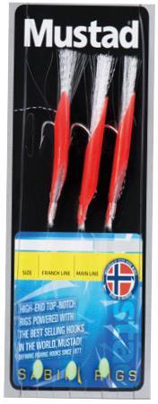 Mustad Daylight Fluo Red
