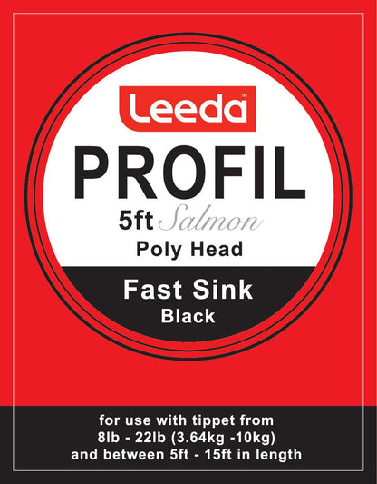 Leeda Polyhead Salmon 5ft Fast Sinking 2.5IPS