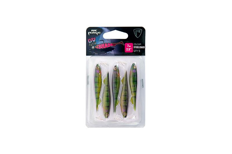 Fox Rage Slick Shad Stickleback Ultra UV 7cm