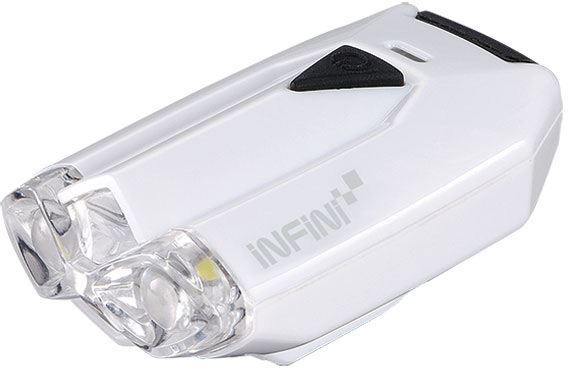 Infini Lava super bright micro USB front light with QR bracket White