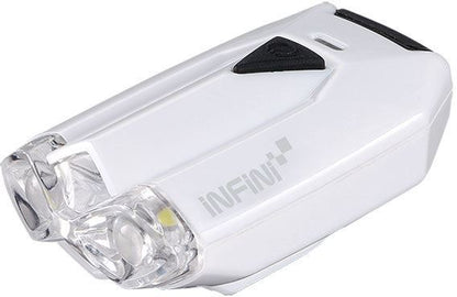 Infini Lava super bright micro USB front light with QR bracket White