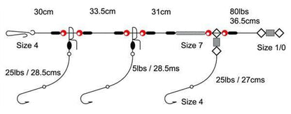 TronixPro 3 Hook Clipped 1/0
