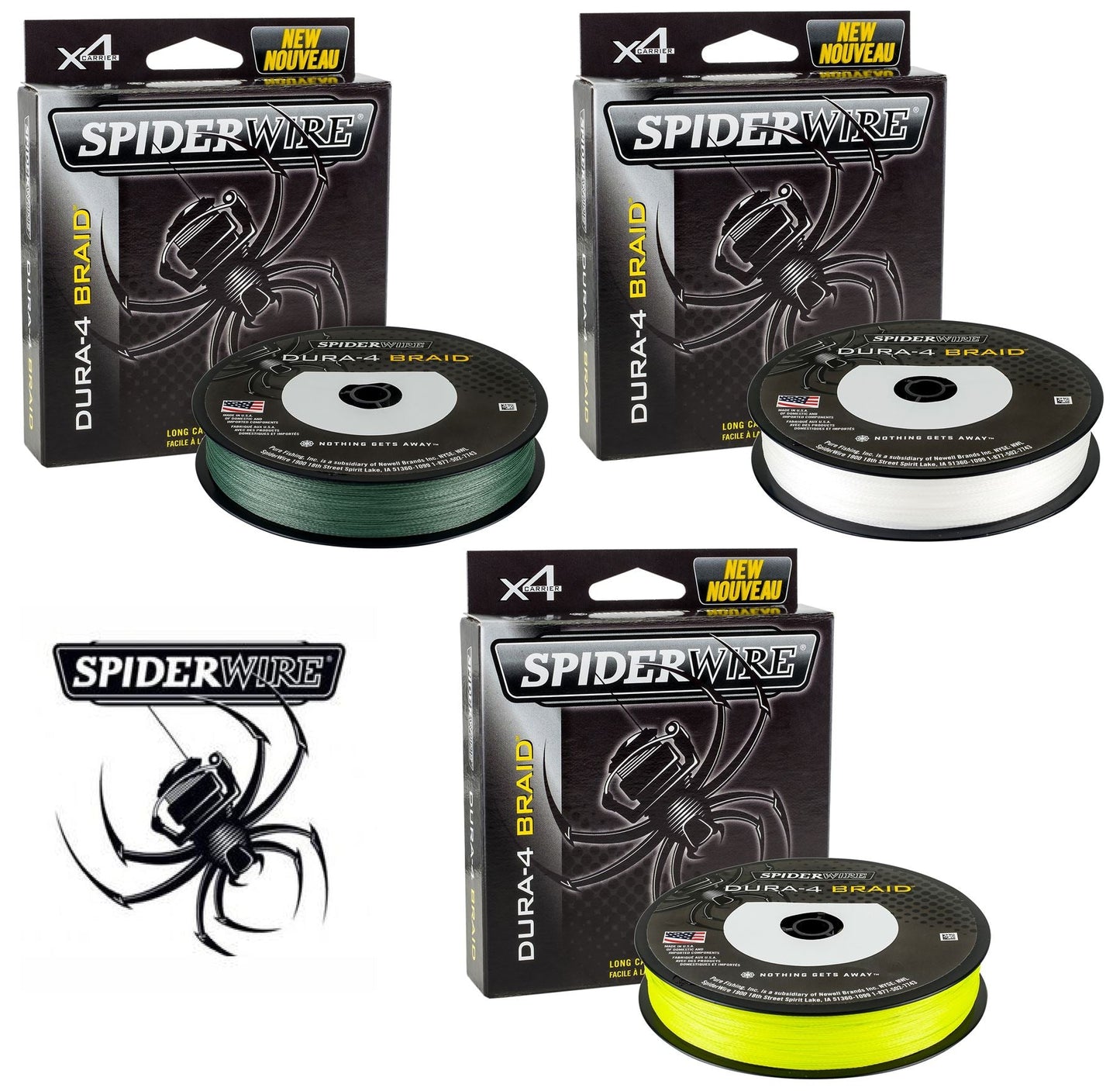 Spiderwire Dura 4 300m Fishing Braid
